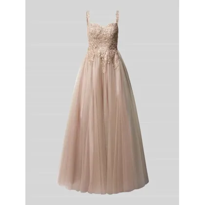 Zdjęcie Sukienka wieczorowa z ozdobnym obszyciem