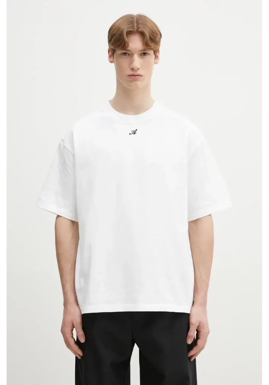 obrazek 1 Axel Arigato t-shirt bawełniany Washed T-Shirt kolor biały gładki A2844002
