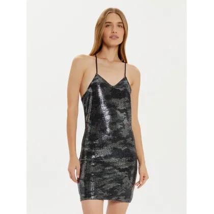 Zdjęcie Noisy May Sukienka koktajlowa Shimmer 27032000 Czarny Slim Fit