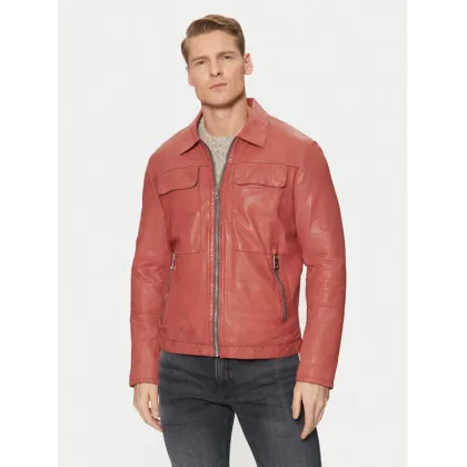 Zdjęcie Milestone Kurtka skórzana Boston 511099 60605 Czerwony Regular Fit