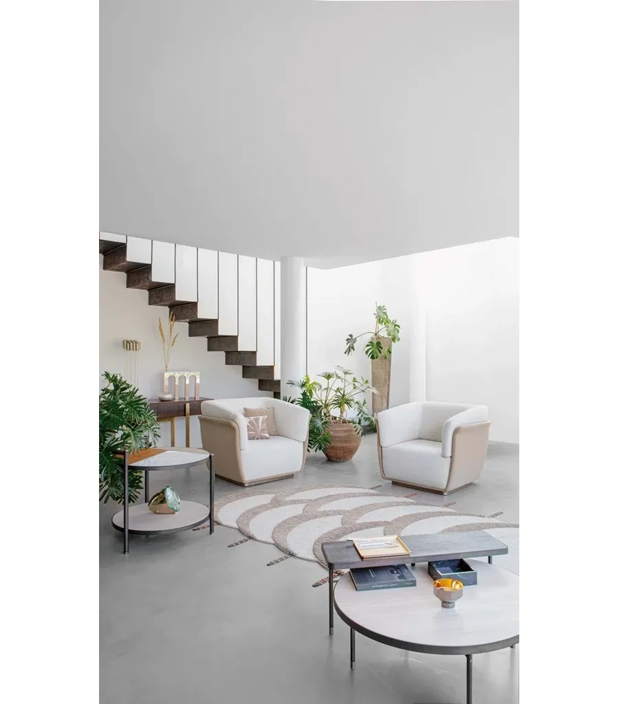 obrazek 4 Wyjątkowy stolik serwisowy w stylu modernistycznym do salonu - prosto z Włoch