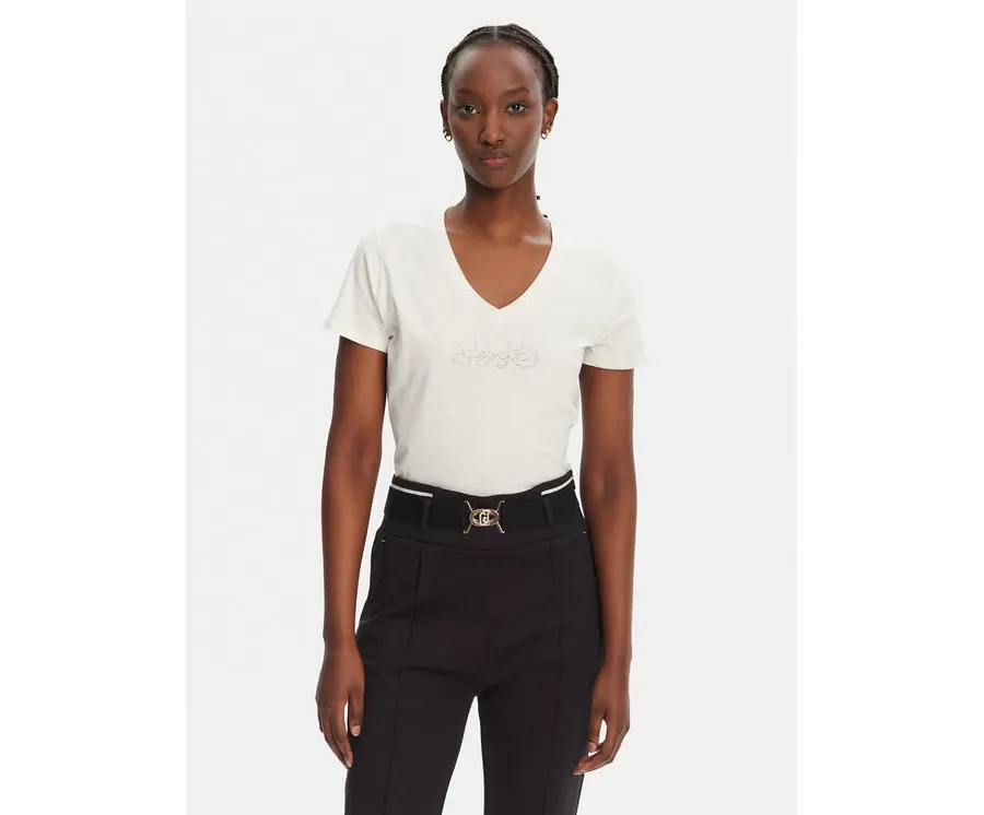 obrazek 1 Liu Jo Sport T-Shirt TA5179 J6040 Biały Regular Fit