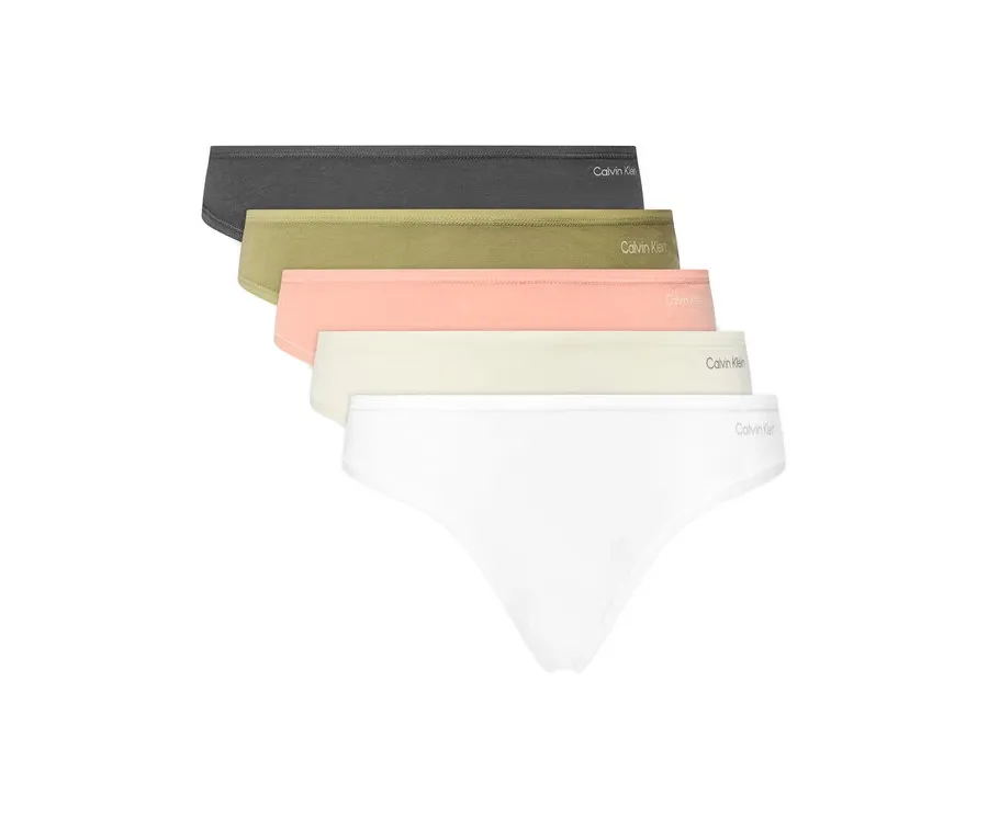 obrazek 1 Calvin Klein Underwear Komplet 5 par stringów 000QD5250E Kolorowy