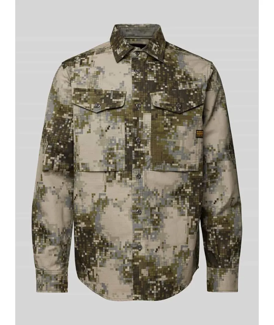 obrazek 1 Koszula casualowa o kroju regular fit z wiskozy z kieszeniami cargo