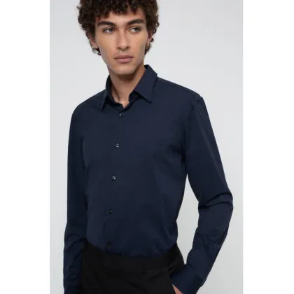 Zdjęcie Hugo Koszula Ermo 50438087 Granatowy Slim Fit HUGO