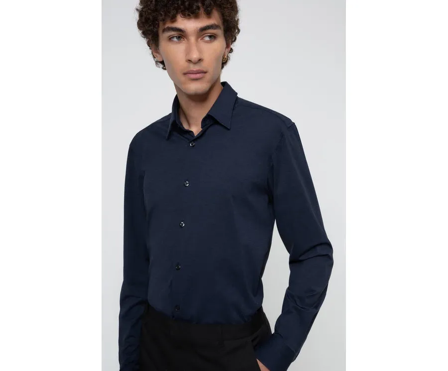 obrazek 1 Hugo Koszula Ermo 50438087 Granatowy Slim Fit HUGO