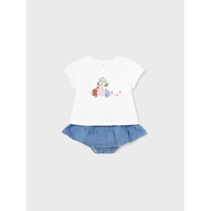 Zdjęcie Mayoral Komplet bluzka i spódnica 1831 Kolorowy