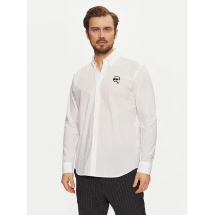 Zdjęcie KARL LAGERFELD Koszula 605911 551671 Biały Regular Fit