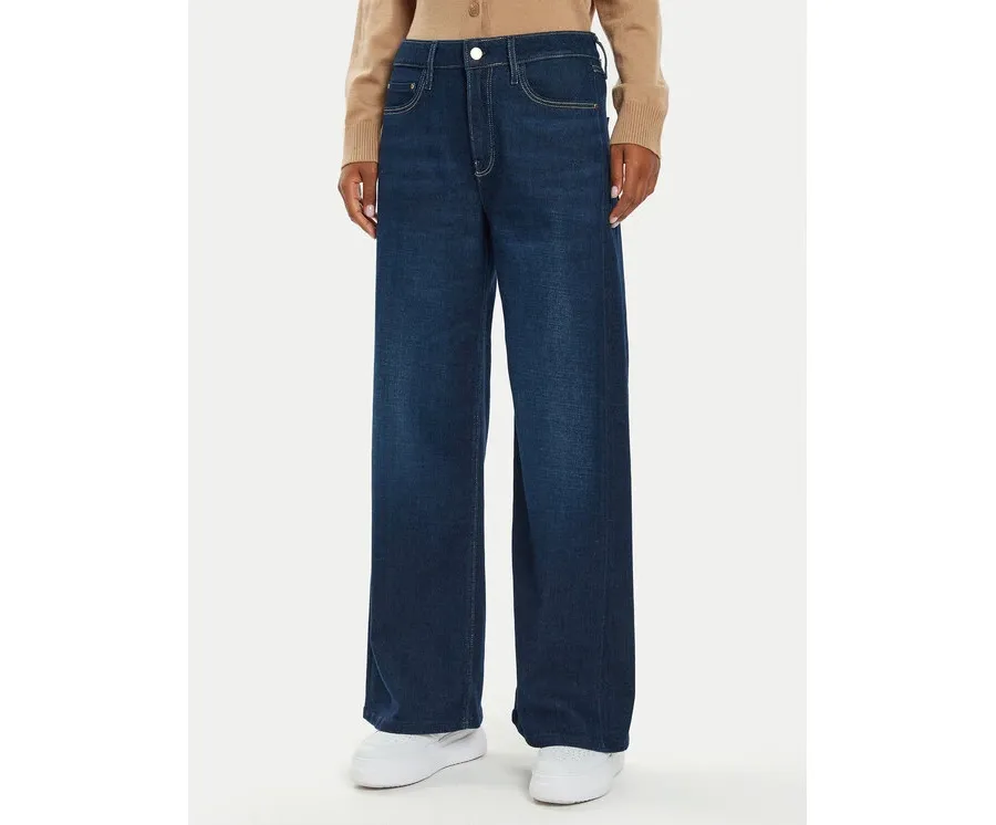 obrazek 1 Guess Jeansy W4BA82 D5HF1 Niebieski Palazzo Fit