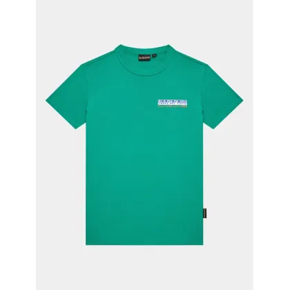 Zdjęcie Napapijri T-Shirt NP0A4HGN S Zielony Regular Fit