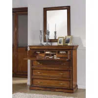 Picture Luxurious chest of drawers made of precious wood for the living room