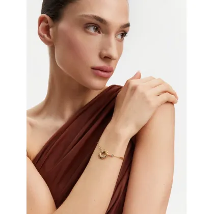 Zdjęcie Guess Bransoletka Just Guess JUBB03 113JW Żółte złocenie