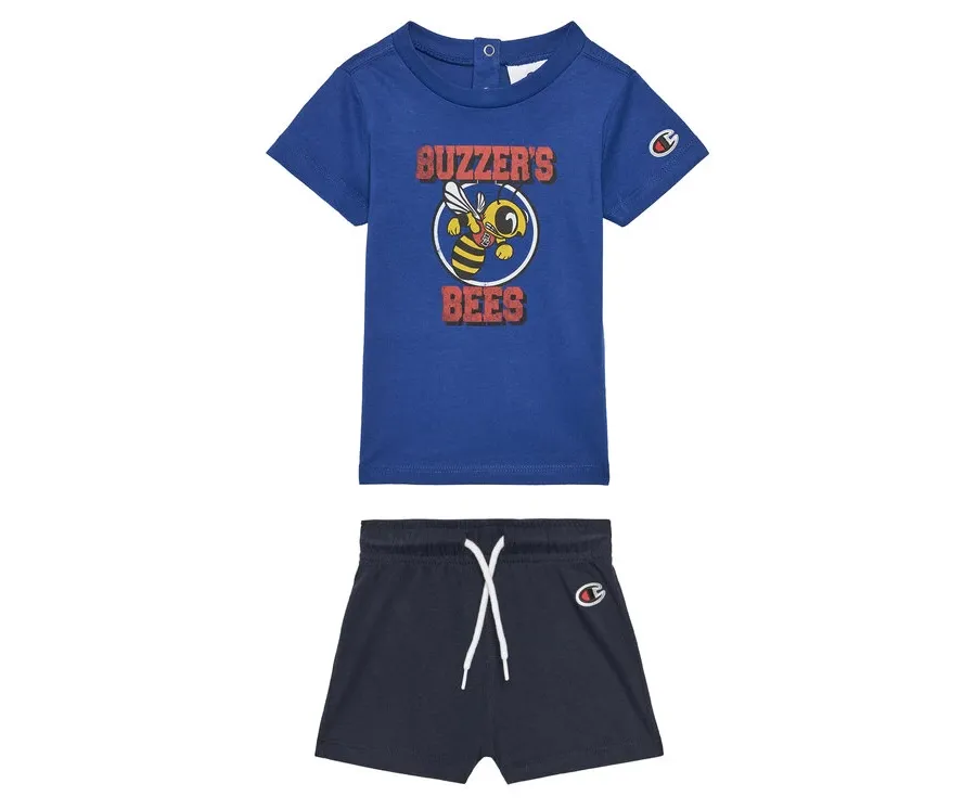obrazek 1 Champion Komplet t-shirt i spodenki 307013 Kolorowy Regular Fit