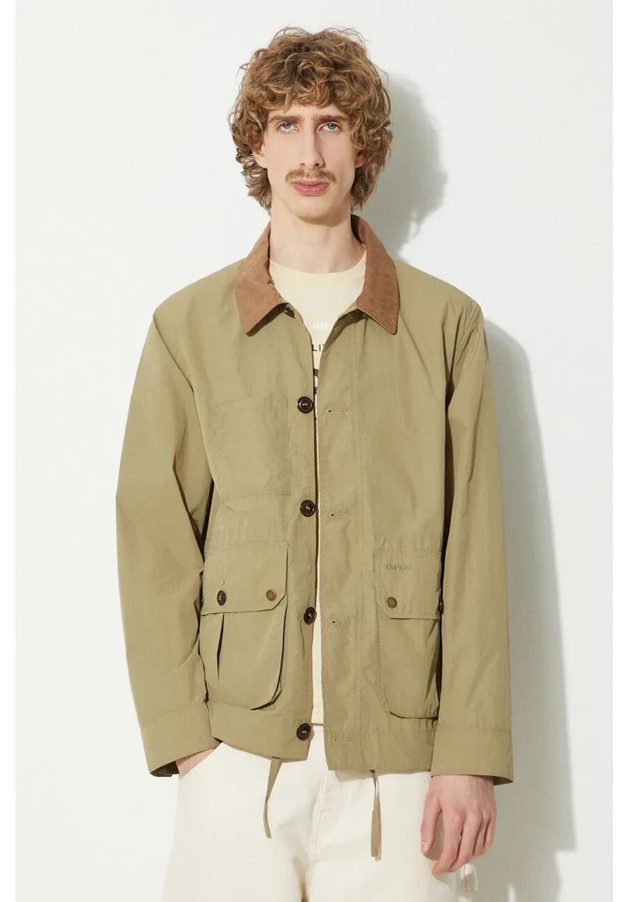 obrazek 1 Barbour kurtka Denby Casual męska kolor zielony przejściowa MCA0965