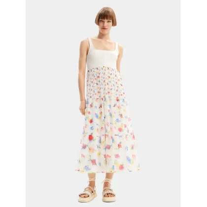 Zdjęcie Desigual Sukienka letnia Vancouver 24SWVK58 Biały Regular Fit