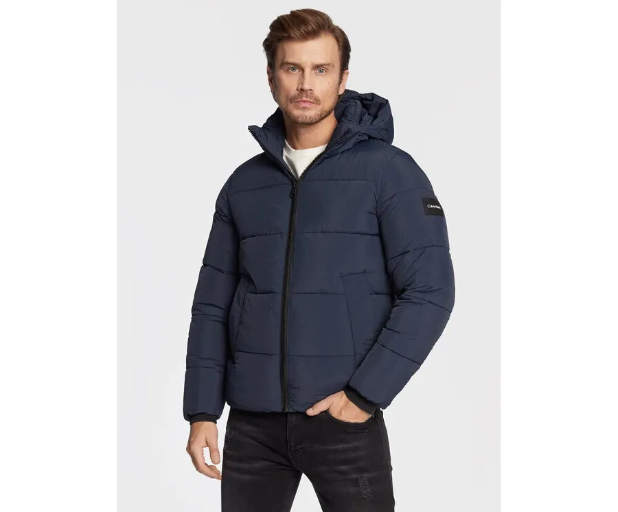 obrazek 1 Calvin Klein Kurtka zimowa K10K110336 Granatowy Regular Fit