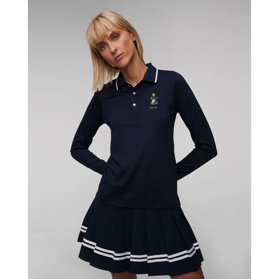 obrazek 1 Białe Polo Z Długim Rękawem Damskie Ralph Lauren Rlx Golf RLX Ralph Lauren
