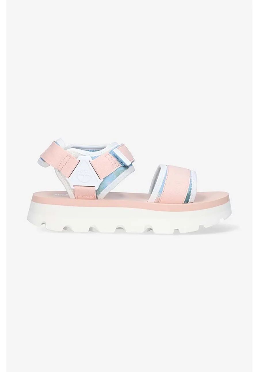 obrazek 1 Timberland sandały Euro Swift Sandal damskie kolor różowy na platformie A2KTG-PINK