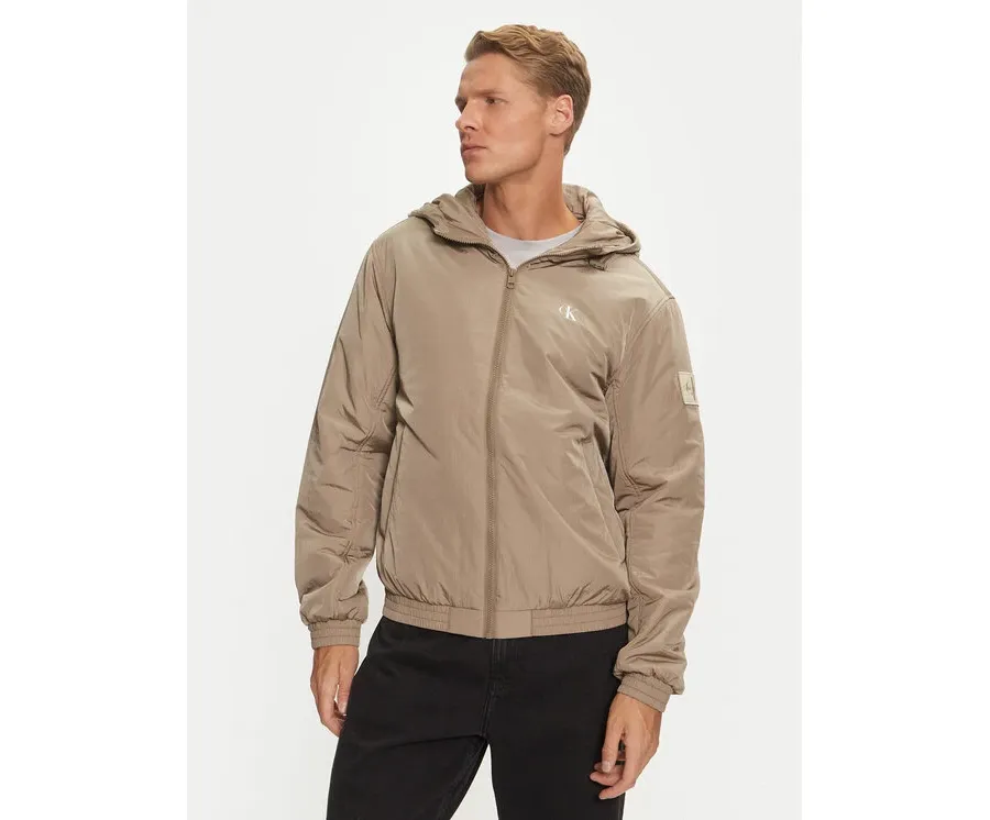 obrazek 1 Calvin Klein Jeans Kurtka przejściowa Harrington J30J325596 Beżowy Regular Fit