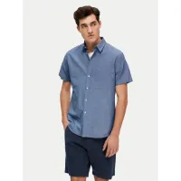 Zdjęcie Selected Homme Koszula New Linen 16079053 Niebieski Regular Fit