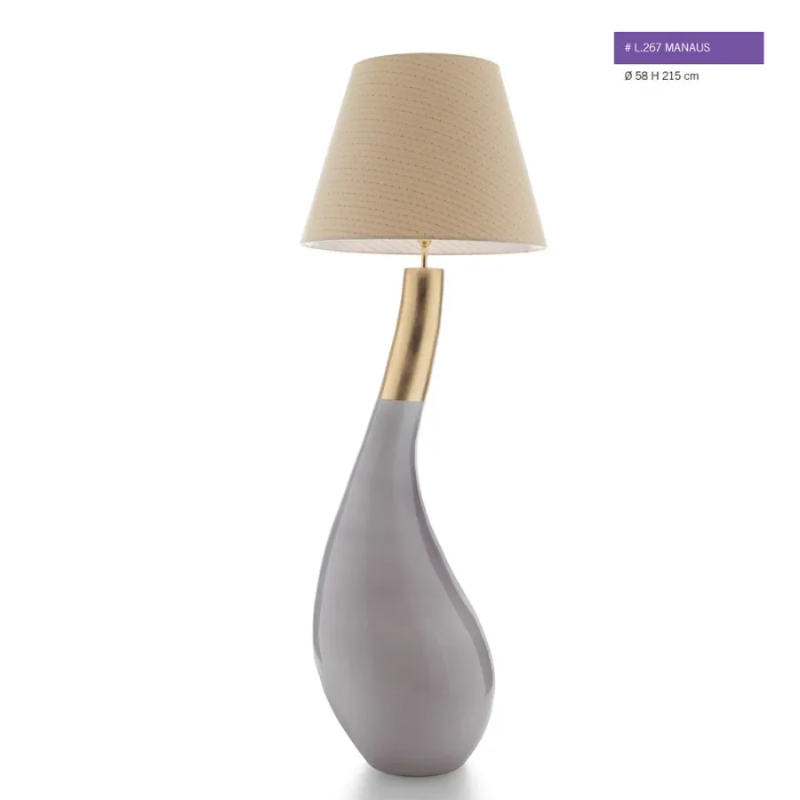 obrazek 1 Ciekawa ceramiczna duża lampa 215cm