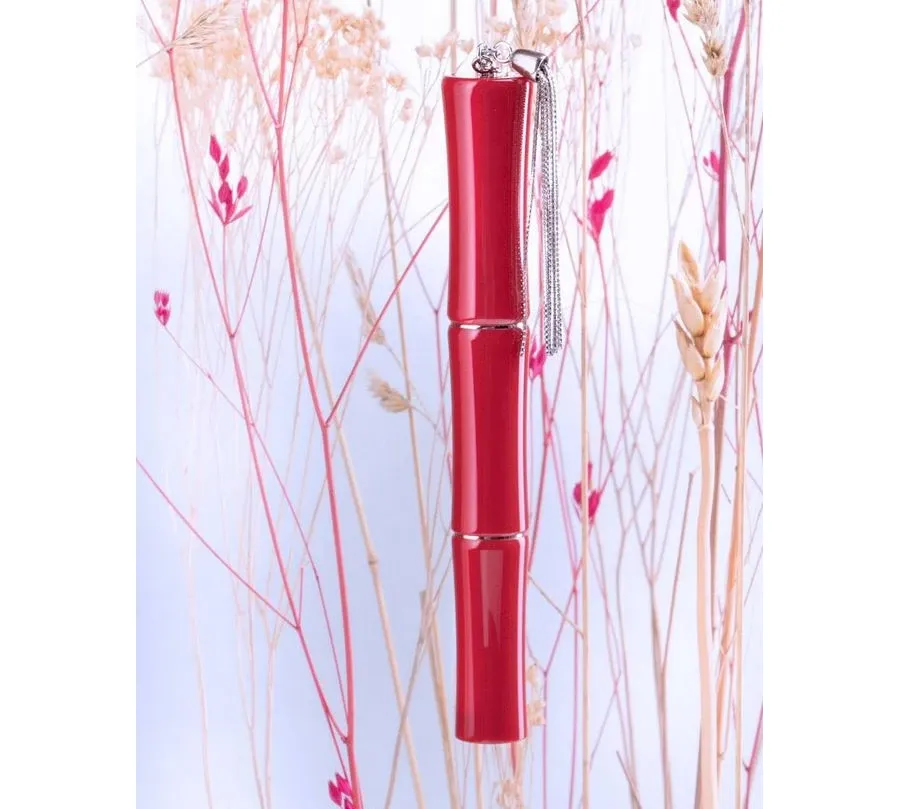 obrazek 4 Awangardowe pióro kulkowe Bamboo Lipstick Red na upominek