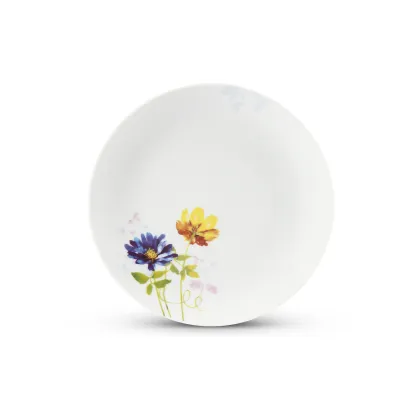 Zdjęcie Wyjątkowy talerz deserowy zdobiony pięknym kwiatowym ornamentem - Leander