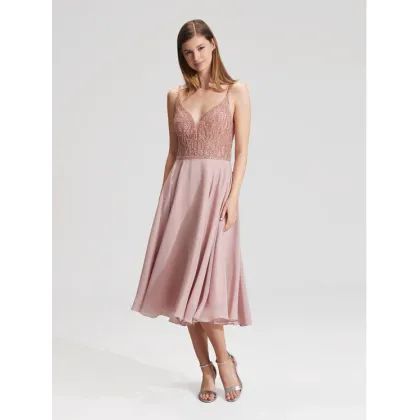 Zdjęcie Hey Kyla Sukienka koktajlowa 5AC106HK Różowy Slim Fit