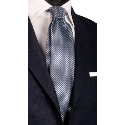 Zdjęcie Ręcznie wykonany krawat jedwabny z Włoch