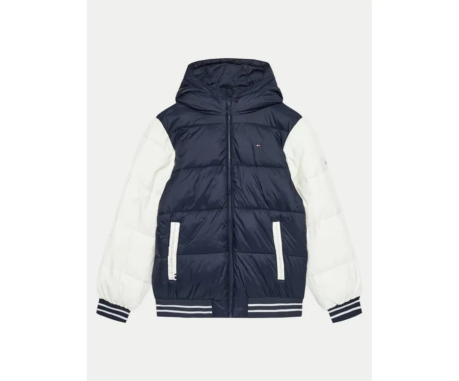 obrazek 1 Tommy Hilfiger Kurtka puchowa KB0KB09465 D Granatowy Regular Fit