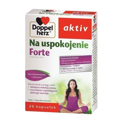 Zdjęcie Doppelherz Aktiv Na Uspokojenie Forte, Kapsułki DOPPELHERZ