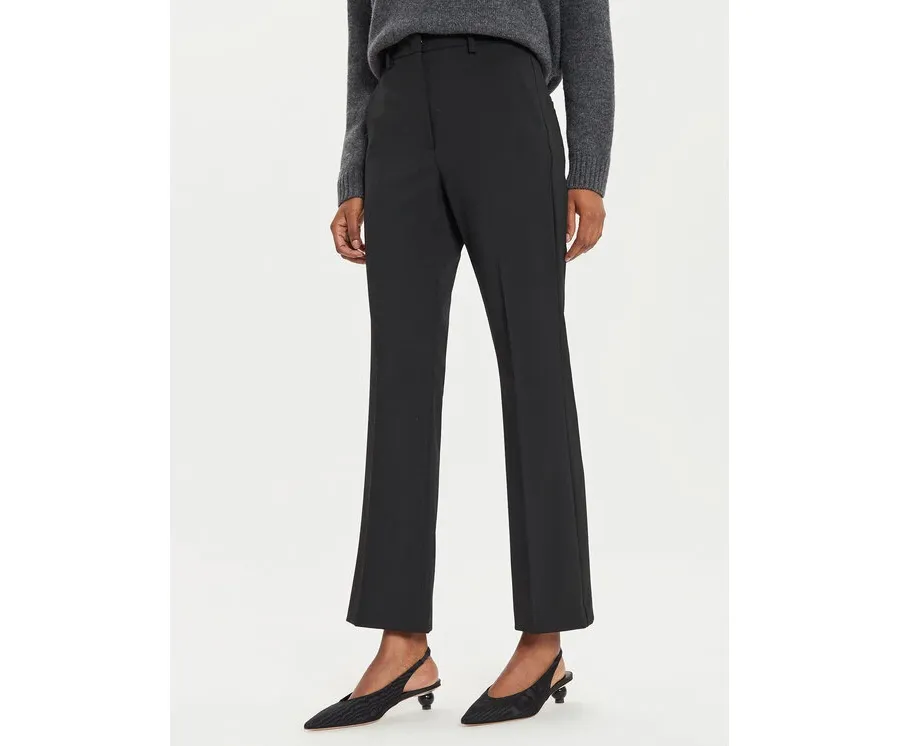 obrazek 1 Weekend Max Mara Spodnie materiałowe Estasi 2425136032 Czarny Straight Fit