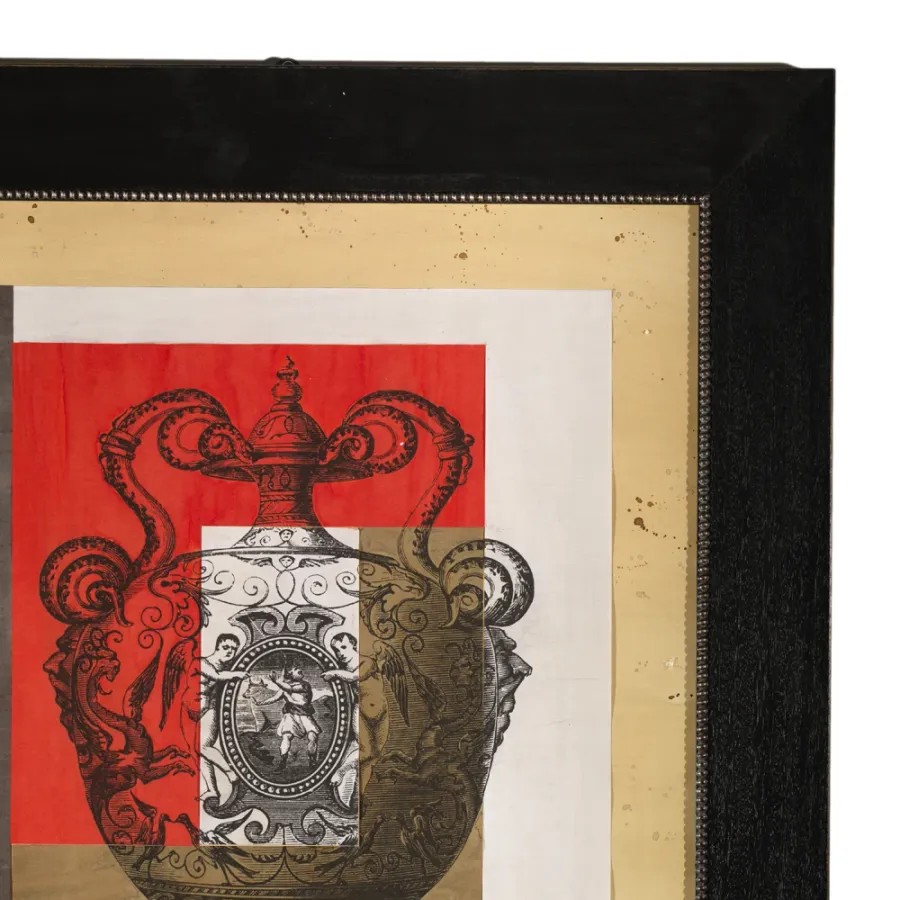 obrazek 2 Ręcznie retuszowany nadruk przedstawiający wazon H.103xL.83xP.5 cm