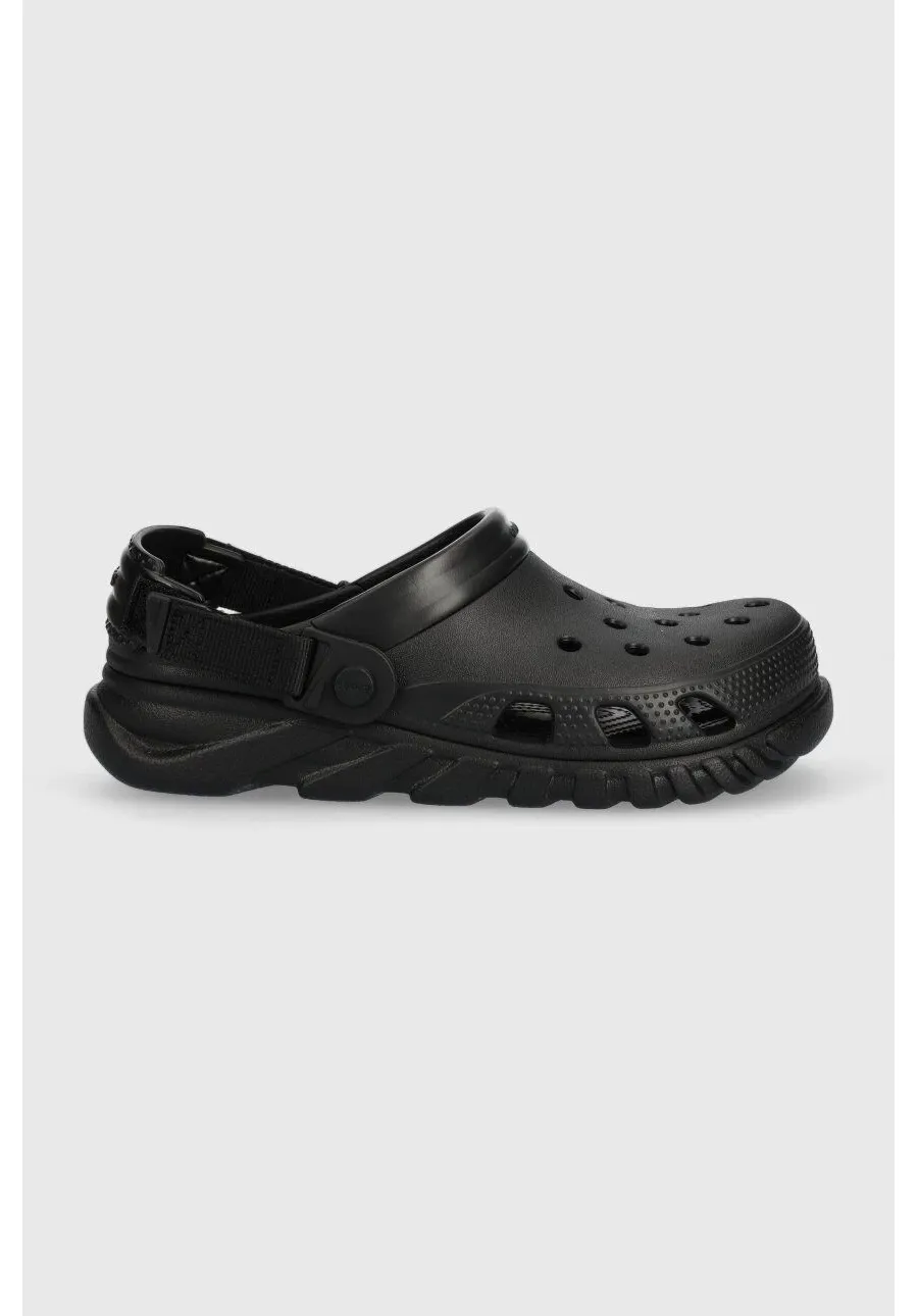 obrazek 1 Crocs klapki Duet Max II Clog damskie kolor czarny na platformie 208776