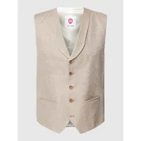 Zdjęcie Kamizelka garniturowa ze wzorem na całej powierzchni model ‘Paddy’