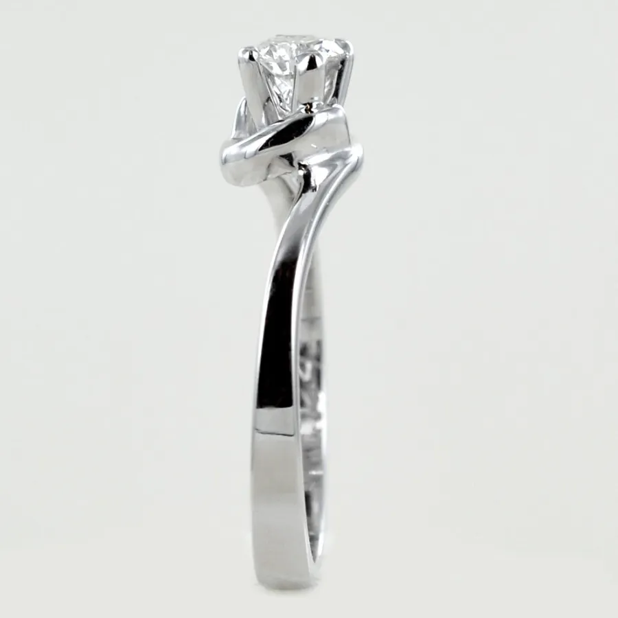 obrazek 8 Wyjątkowy pierścionek Solitaire z brylantem 0,24 ct