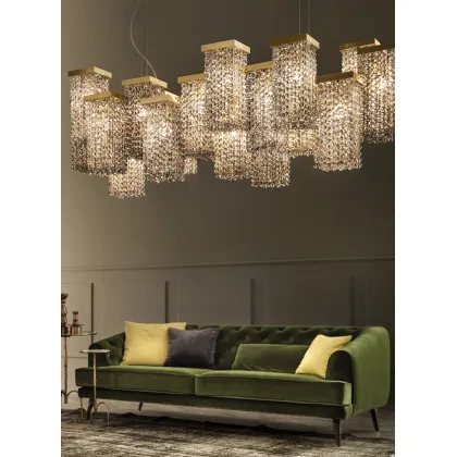 Zdjęcie Prestiżowe oświetlenie z Włoch - żyrandol Skyline S20