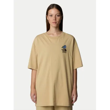 Zdjęcie The North Face T-Shirt Unisex Mountain Cleanup NF0A8C4D Beżowy Oversize