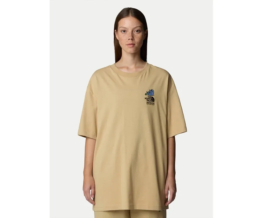 obrazek 1 The North Face T-Shirt Unisex Mountain Cleanup NF0A8C4D Beżowy Oversize