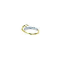 Picture Fancy ring with zircons