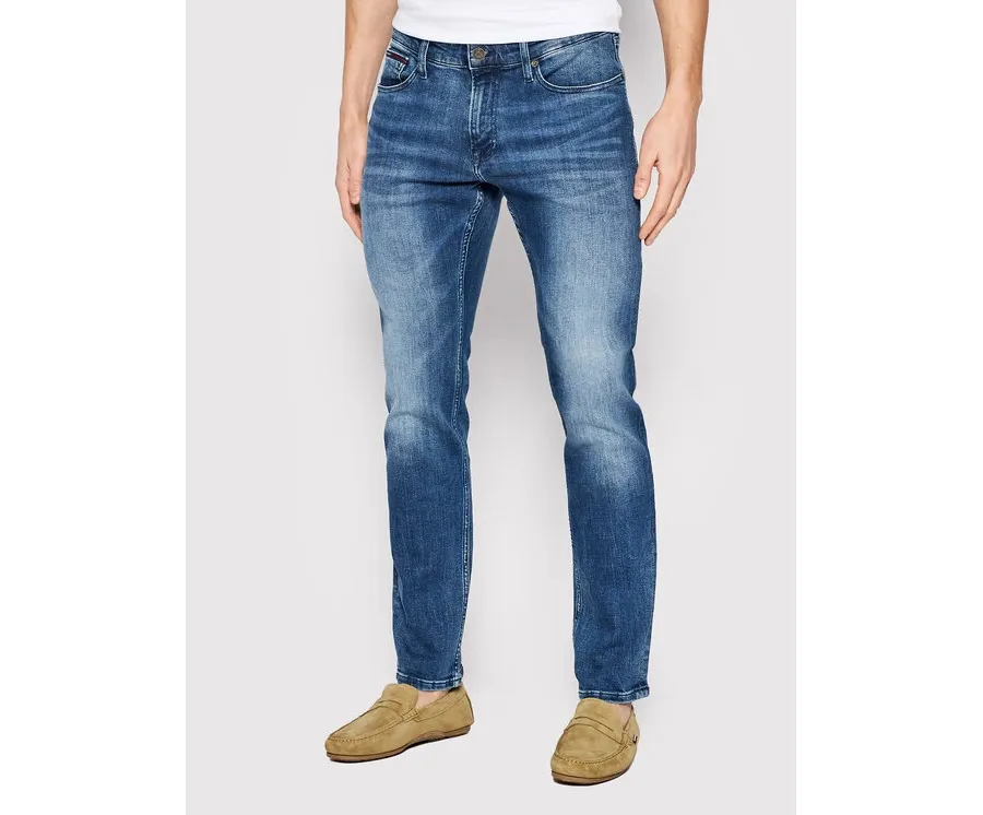 obrazek 1 Tommy Jeans Jeansy Scanton DM0DM09564 Granatowy Slim Fit