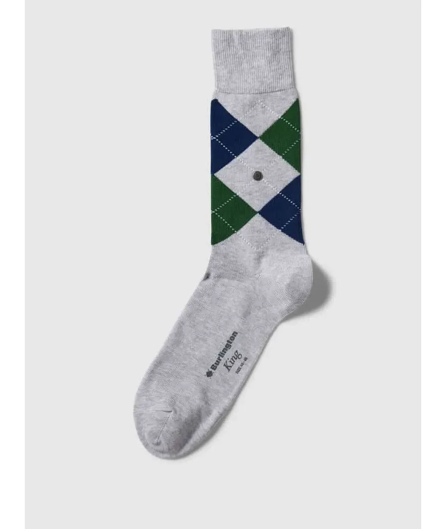 obrazek 1 Skarpety ze wzorem w kratę model ‘KING’