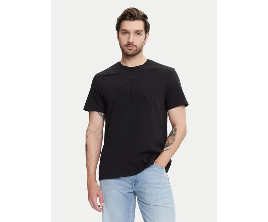 obrazek 1 Calvin Klein Jeans T-Shirt Deboss Mono Graphic LV04RC824G Czarny Regular Fit