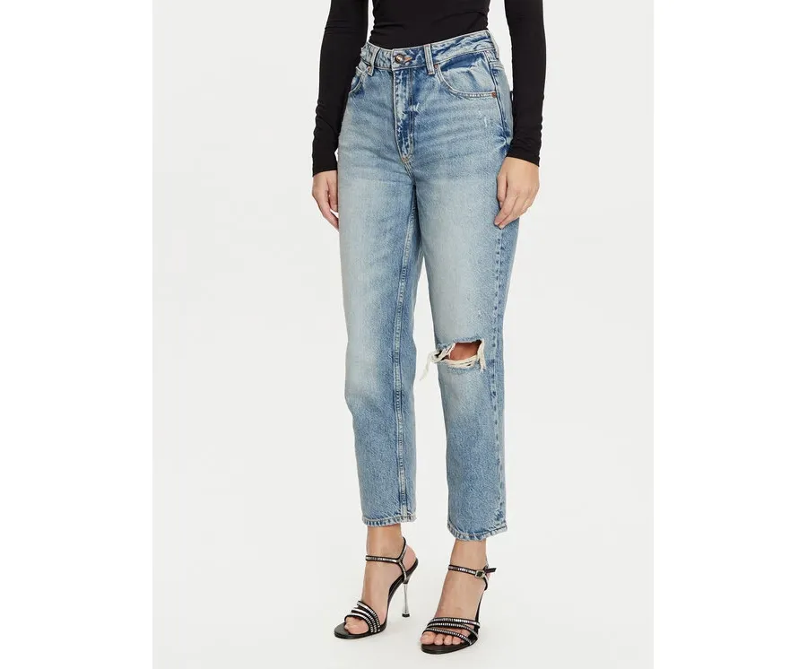 obrazek 1 Guess Jeansy W5RA21 D5LR2 Niebieski Straight Leg