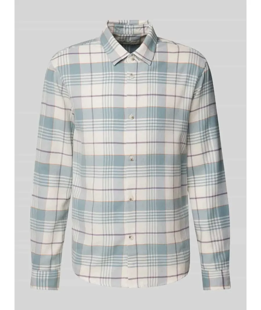 obrazek 1 Koszula flanelowa o kroju relaxed fit z mieszanki bawełny ze wzorem w kratę