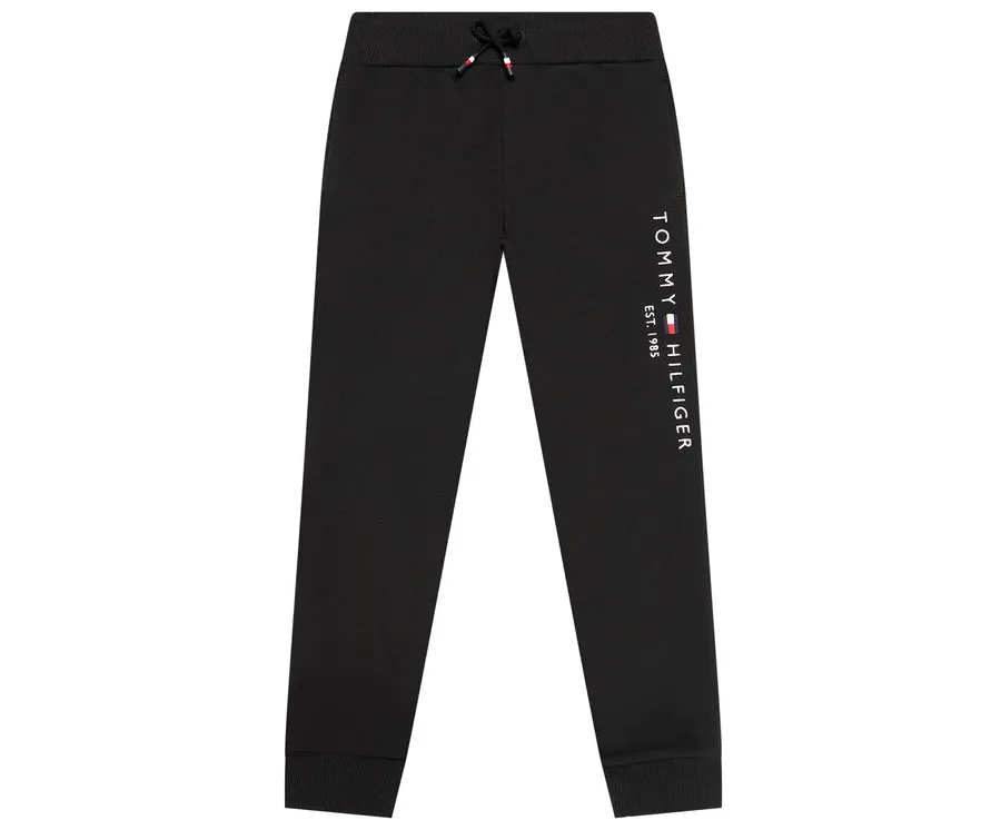 obrazek 1 Tommy Hilfiger Spodnie dresowe Essential KS0KS00214 Czarny Regular Fit