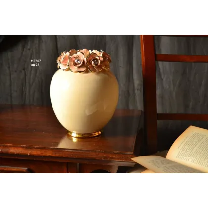 Picture Italian decorative vase made of ceramics