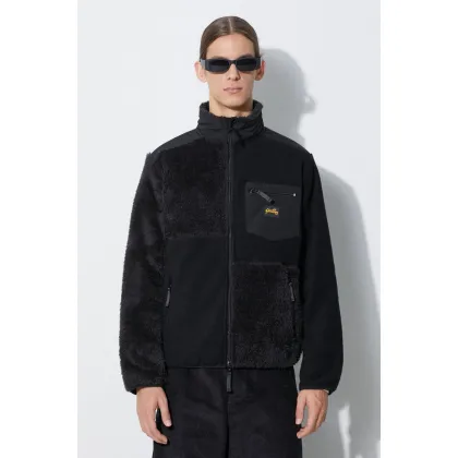 Zdjęcie Stan Ray bluza PATCHWORK FLEECE JACKET męska kolor czarny gładka AW2312456
