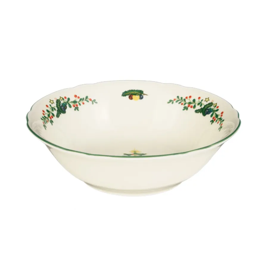 obrazek 1 Okrągła miska deserowa z porcelany 15 cm ze świątecznym zdobieniem - Seltmann Weiden