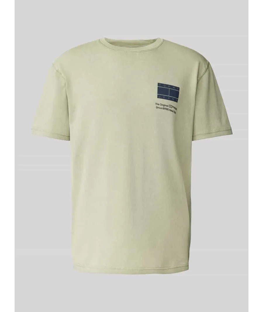 obrazek 1 T-shirt o kroju Regular Fit z nadrukiem z logo